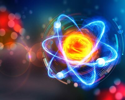 Illustrasjonsbilde som viser atom
